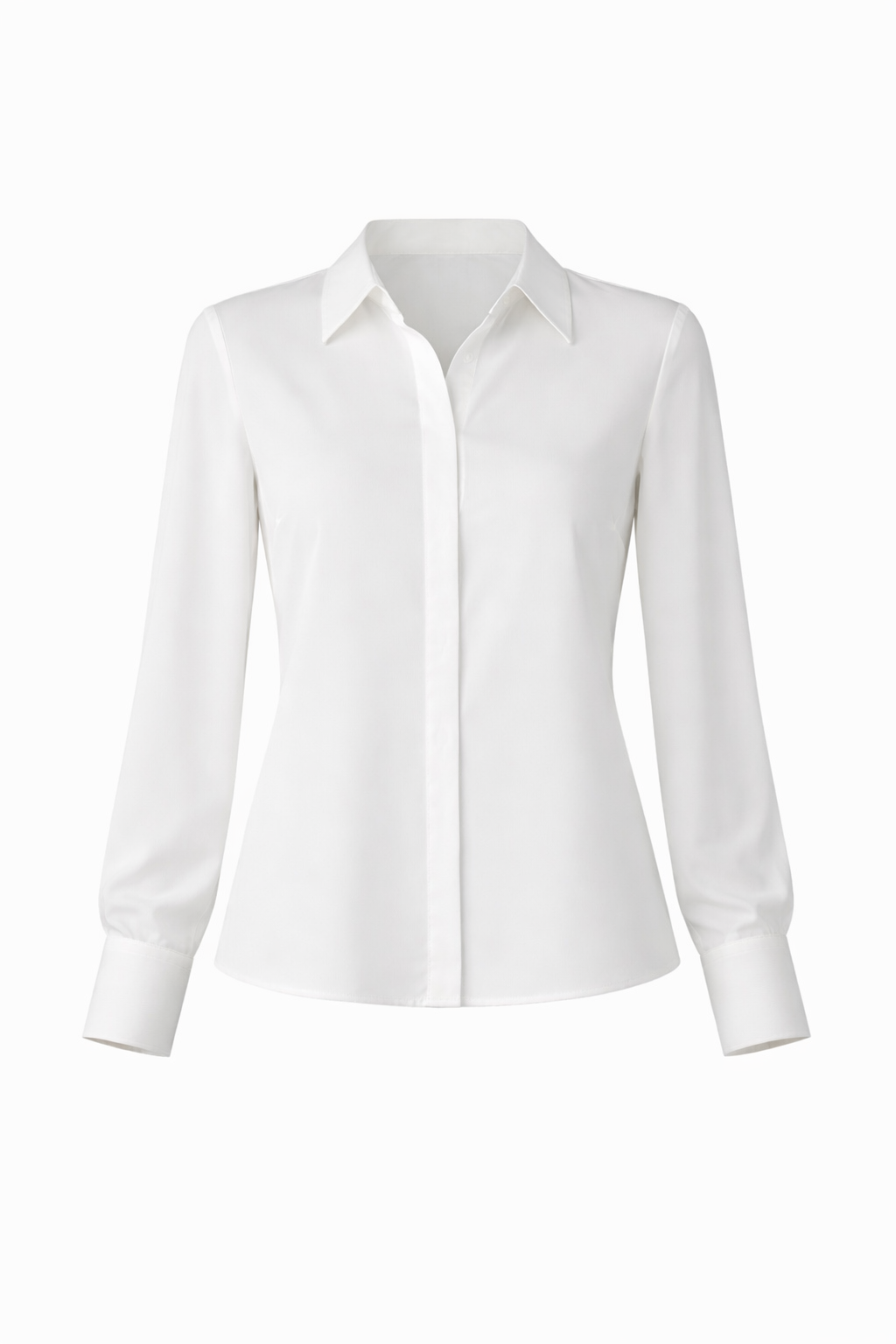 Sydney white collared formal shirt