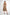Paris Texture Brown Sleeveless Belted Midi Dress