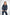 Florence Texture Navy Blue Chain Jacket